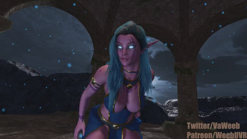 Night elf futa (WeebUVR)