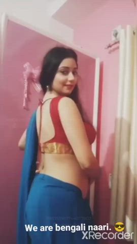 bangladeshi desi saree gif