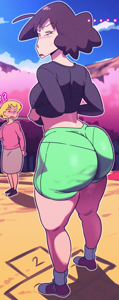 animation anime big ass bubble butt huge ass milf round butt slimthick thick thighs