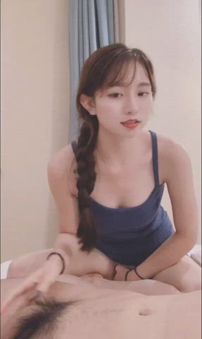 Asian horny cutie blowjob
