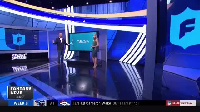 Cynthia Frelund Tight Leather Skirt (NFL Network)