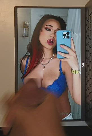 big tits cum tiktok tribute gif