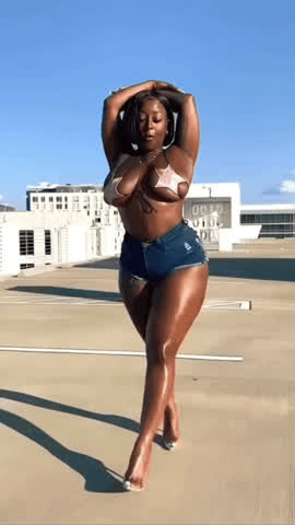 big tits ebony tits gif