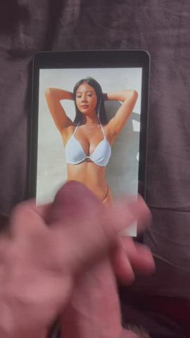 Asian Big Tits Bikini Cum Tribute gif