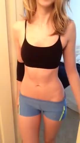 18yr old Natalie stripping