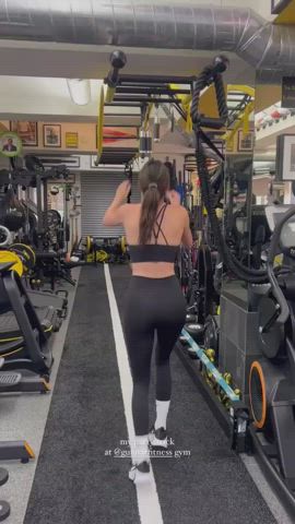 kendall jenner spandex workout gif