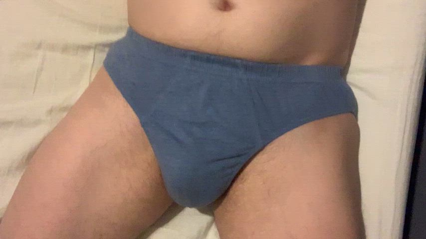 male rubbing solo underwear gif