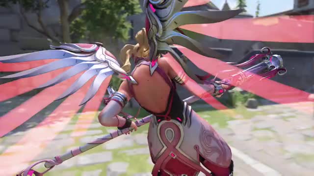 Pink Mercy Rez Overwatch