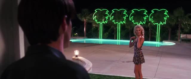 Elizabeth Berkley pool party from Showgirls