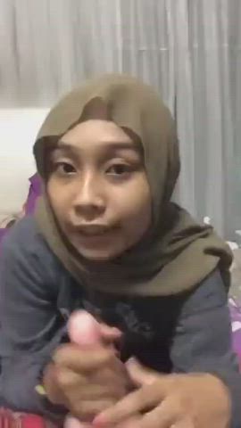 blowjob dildo handjob hijab indonesian malaysian muslim tease teen gif