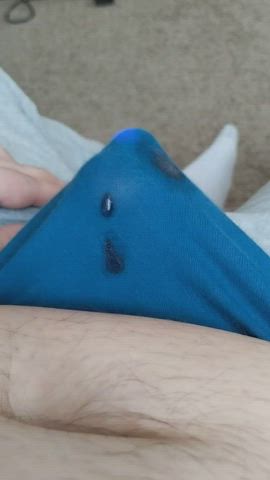 Leaking through my panties on an edging day