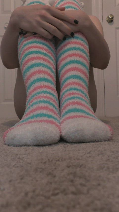 femdom knee high socks socks gif