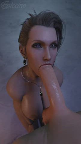 3d animation big tits blowjob blue eyes sfm gif