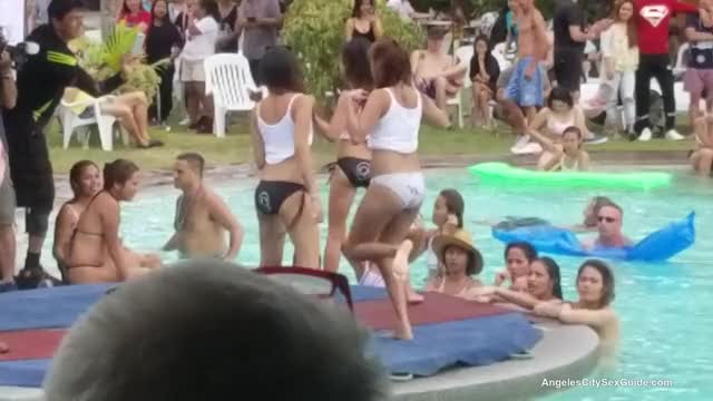 Angeles City Girls Wet T-Shirt and Twerking Contest