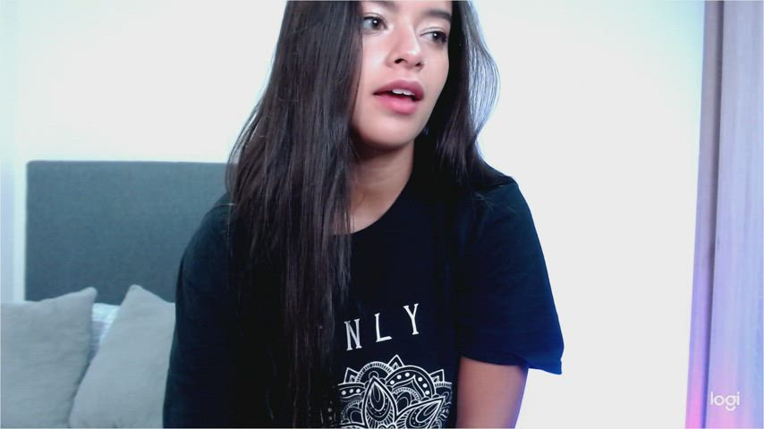 cute latina teen gif