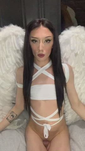 cosplay trans trans woman gif