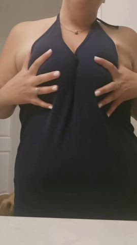 big tits boobs milf titty drop gif