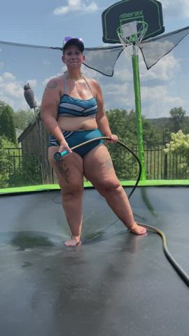 BBW Bouncing Bouncing Tits Chubby gif