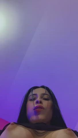 boobs cute latina natural tits teen tits gif