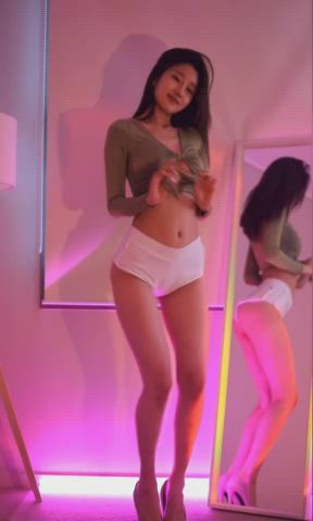 asian ass dancing tease tight ass gif