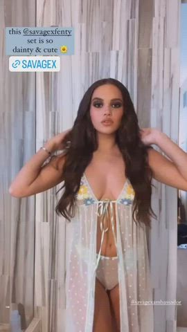 cleavage lingerie madison pettis gif