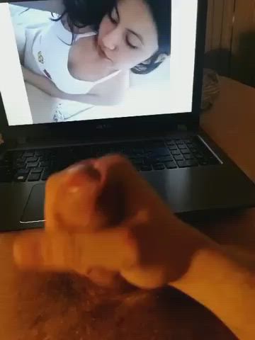 Cumshot Daughter Tribute gif