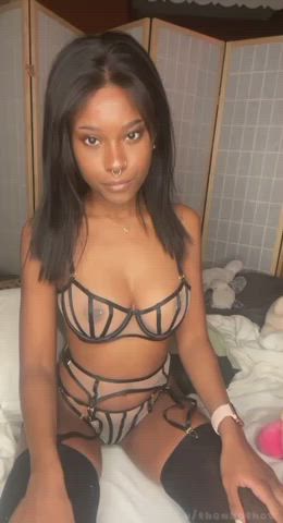 Ebony Tits Petite gif