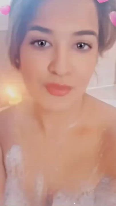 BBW Big Tits Bouncing Tits Cum On Tits Huge Tits Indian MILF Natural Tits Pawg gif