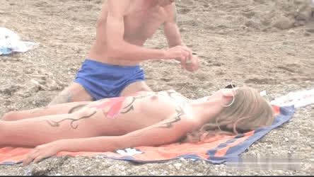 18 Years Old Beach Blonde Body Bodysuit Nude Art Nudist Nudity Teen gif