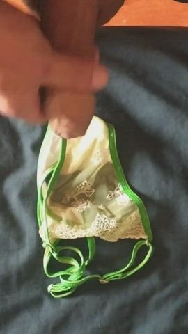 Cumshot Fetish Panties gif