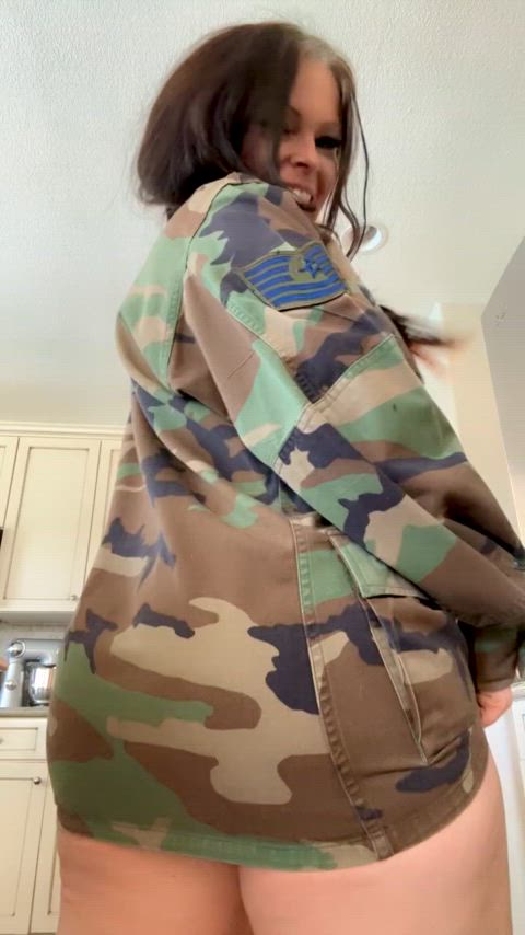 20 years in the military and I hid this ass under camouflage the whole time