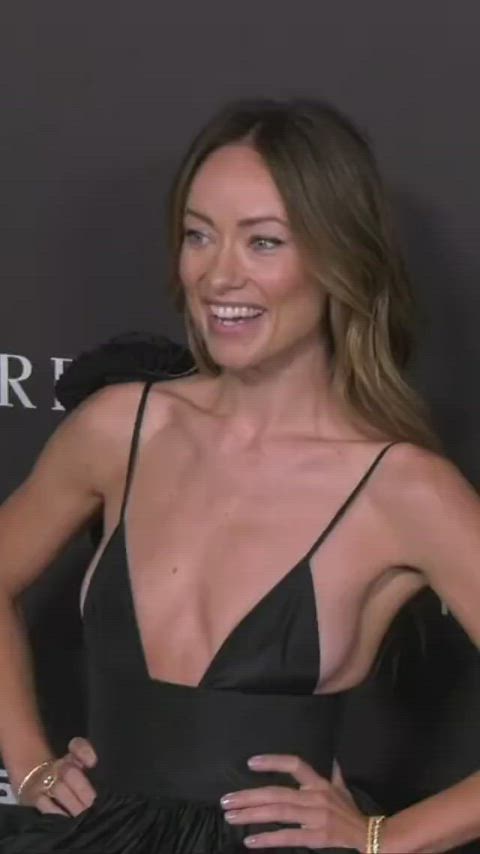 british cleavage olivia wilde gif