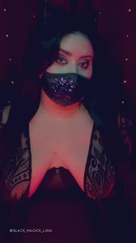 alt bbw boobs chubby goth natural tits onlyfans saggy tits tits gif