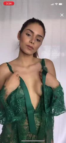 Lingerie Model TikTok gif