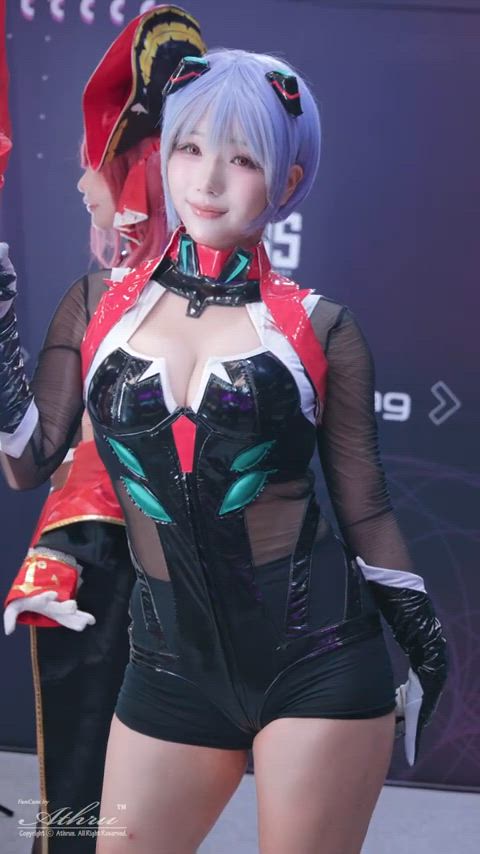 asian chinese cosplay japanese thighs gif