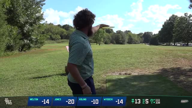 2018 USDGC | CHASE | R3B9 | Zach Melton hole 13 roller drive