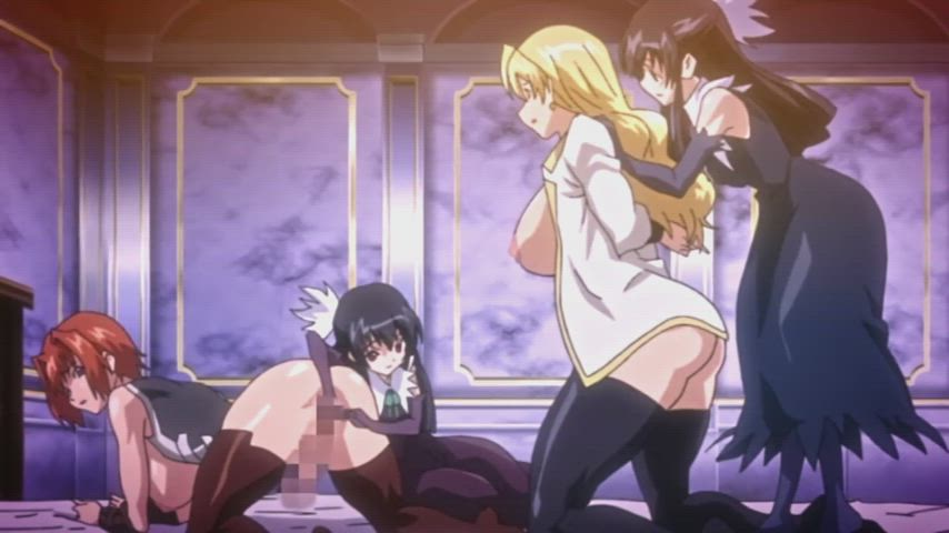 Animation Anime Futanari Hentai gif