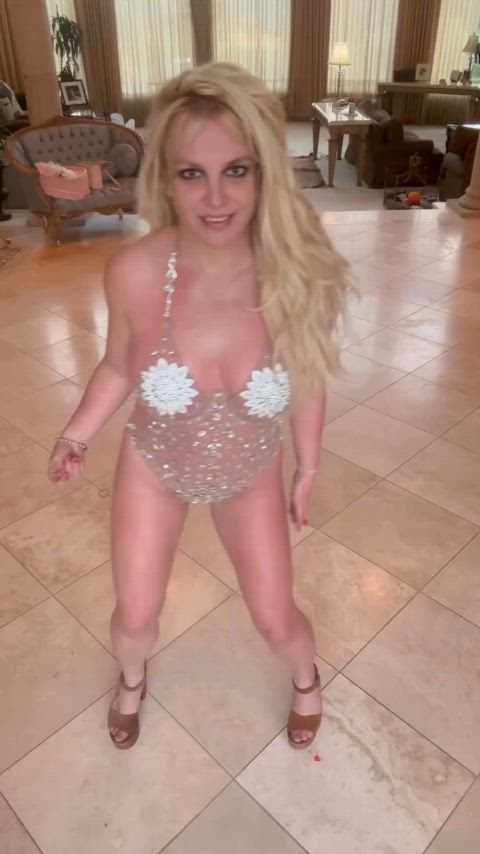 britney spears dance dress gif