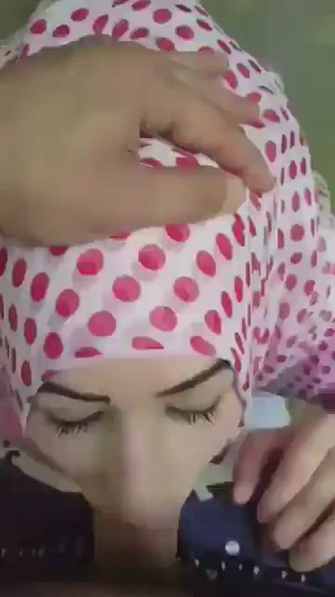 amateur blowjob hijab homemade persian gif