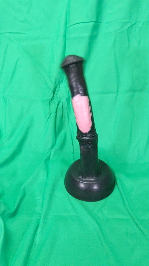 bouncing huge dildo sex toy silicone dildos gif