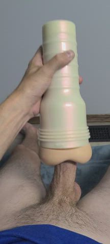 anal asshole cock cock milking cumshot elsa jean fleshlight male masturbation masturbating