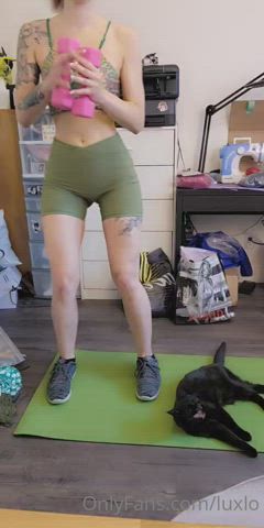 ass fitness tits gif