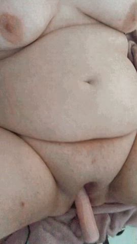 bbw chubby dildo fuck machine masturbating pussy pussy lips gif