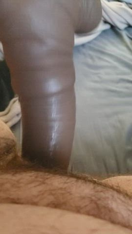 hairy pussy huge dildo pussy trans trans man gif
