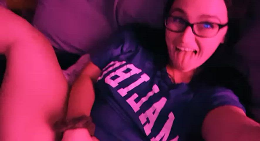 cute girlfriend pussy gif