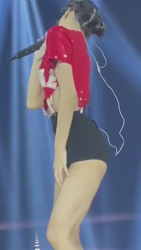 ass brunette dancing non-nude kpop gif