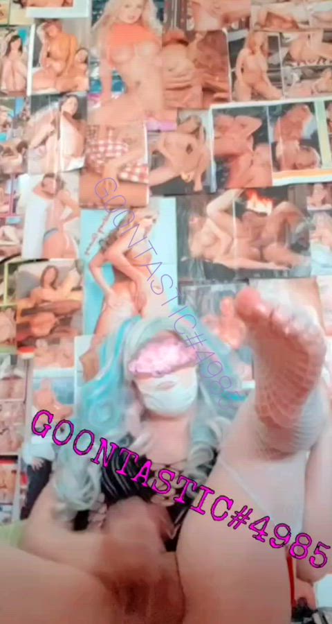 feet feet fetish femboy feminization goonette gooning masturbating sissy sissy slut