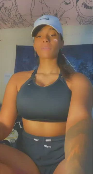 Big Tits Ebony Pornstar gif