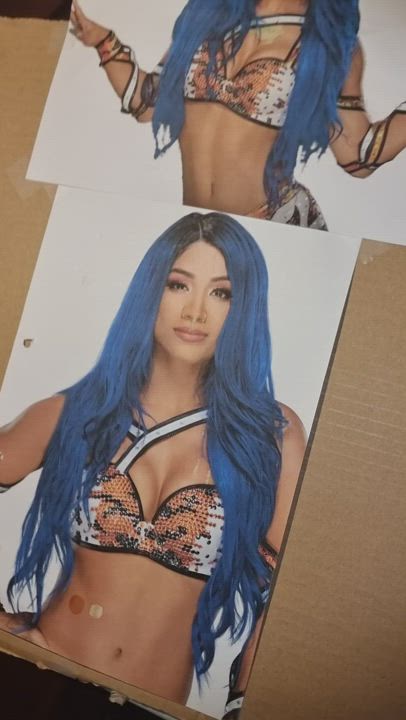 Sasha banks Cum Tribute