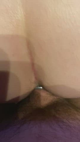 Bubble Butt Butt Plug Couple Doggystyle Homemade Hotwife Riding Sex gif